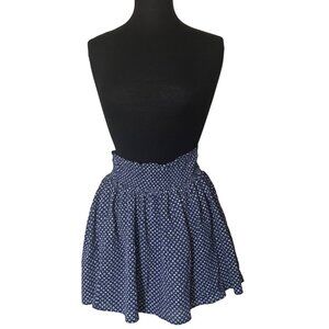 Old Navy Mini Stretch Flare Pull-on Skirt Geometric Print Cotton Junior Size M